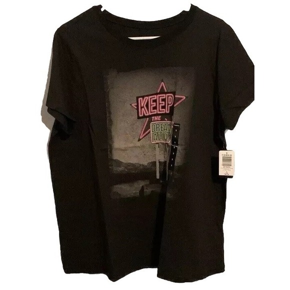torrid Tops - Torrid Keep The Dream Alive Vintage Cotton Crew NWT 1X